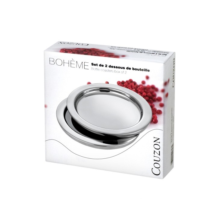 Dessous de bouteille en inox