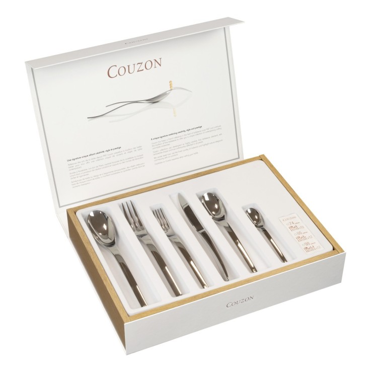 Ecrin 48 pièces pour 12 personnes en inox