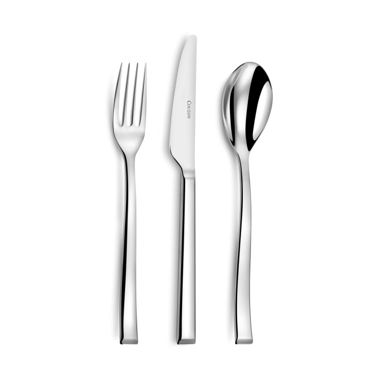 Ensemble 18 couverts inox entrée, fromage, dessert pour 6 personnes