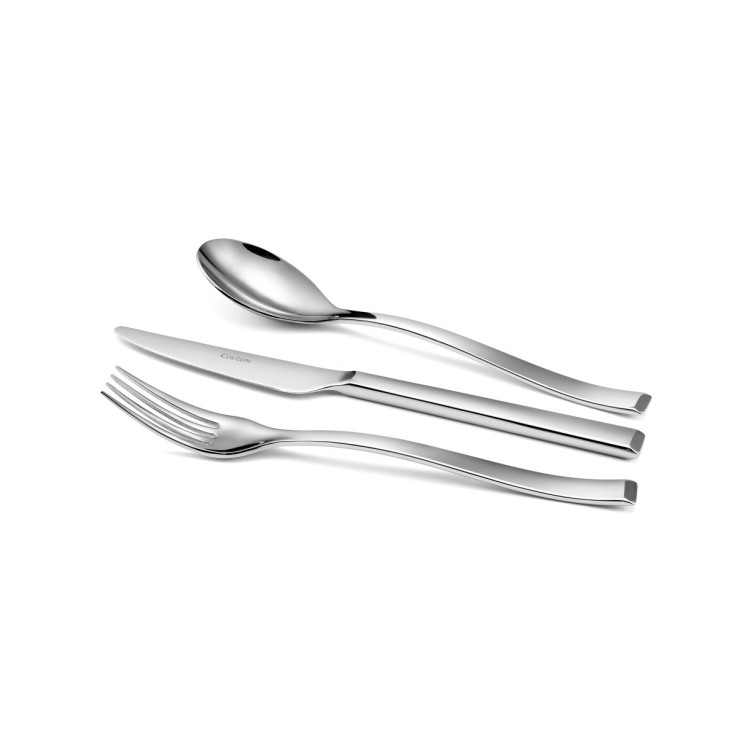 Ensemble 18 couverts inox entrée, fromage, dessert pour 6 personnes