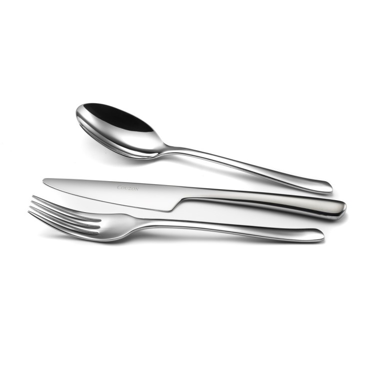 Ensemble 18 couverts inox entrée, fromage, dessert pour 6 personnes