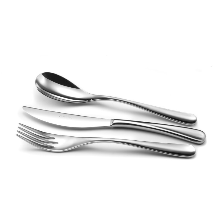 Ensemble 18 couverts inox entrée, fromage, dessert pour 6 personnes