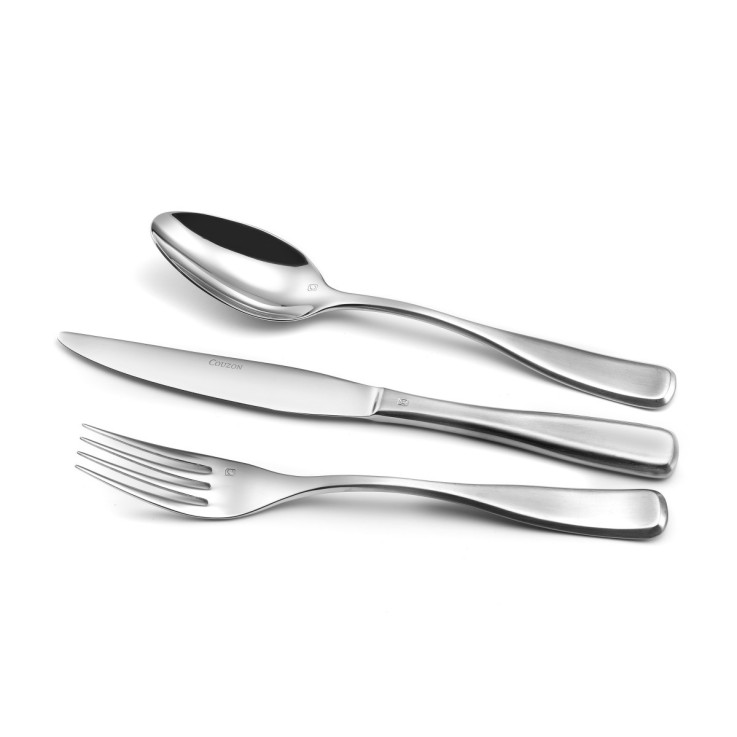 Ensemble 18 couverts inox entrée, fromage, dessert pour 6 personnes