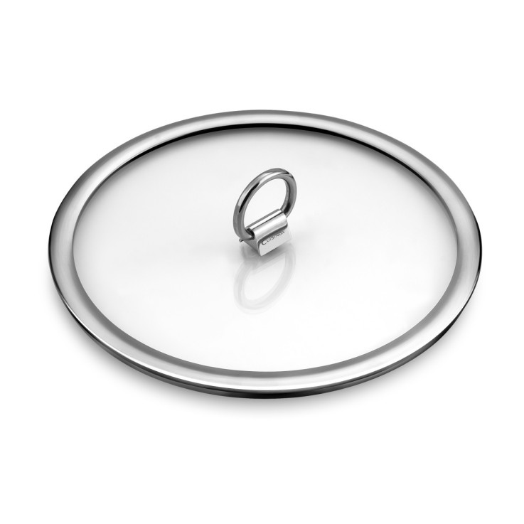 Couvercle 24 cm avec cerclage en inox