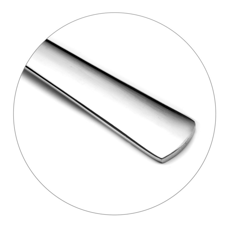 Lot 12 cuillères à café Moderno en inox