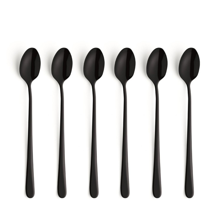 Service 6 cuillères latte macchiato Austin en inox