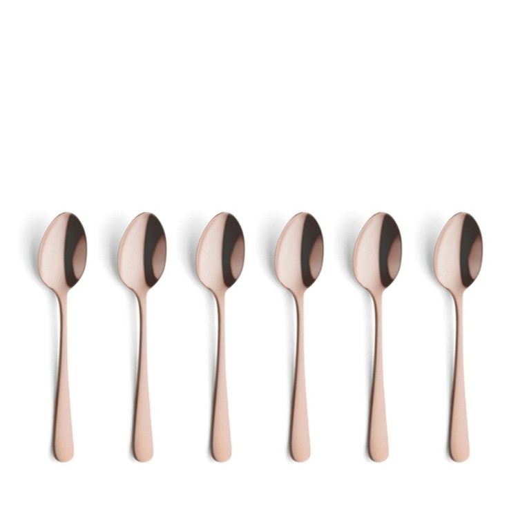 Service 6 cuillères moka expresso Austin en inox