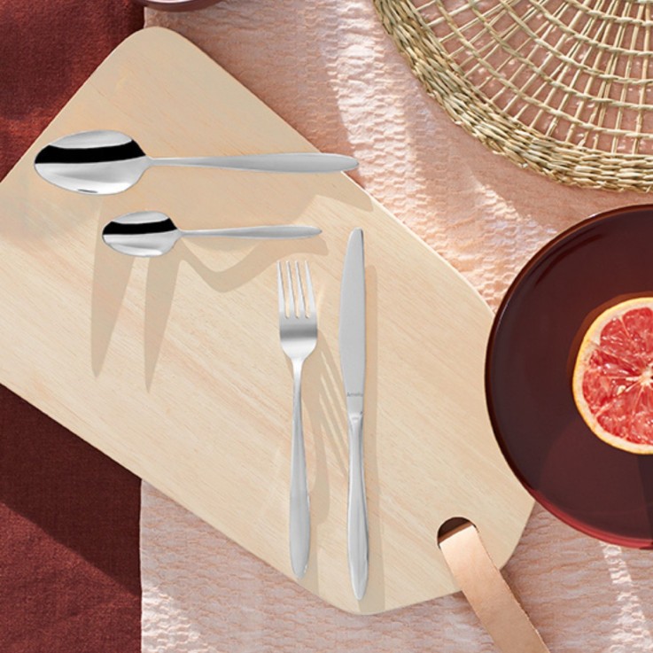 Lot 12 cuillères à café Ariane en inox