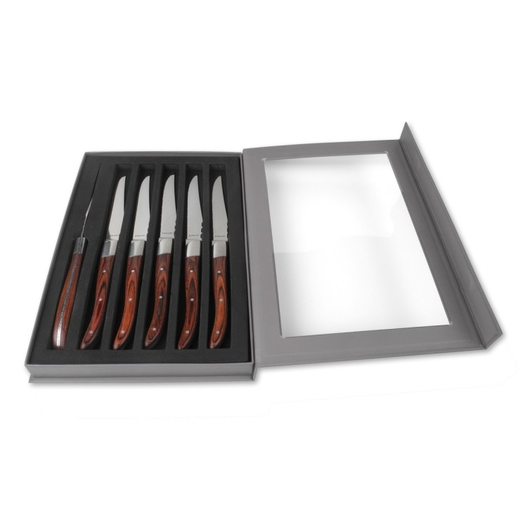 Coffret 6 couteaux steak