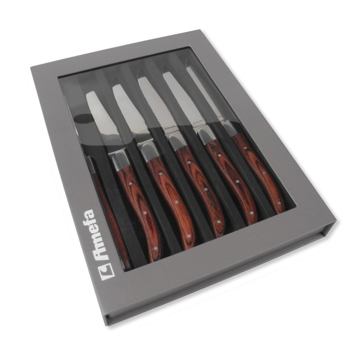 Coffret 6 couteaux steak