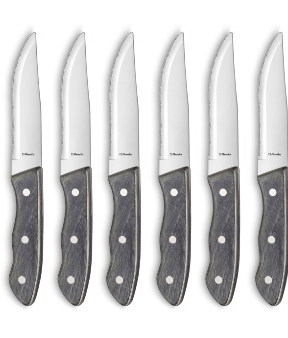 Set 6 couteaux steak
