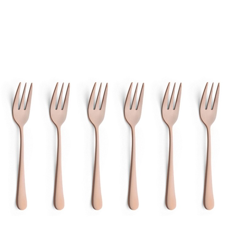 Service à gâteaux 6 pièces en inox