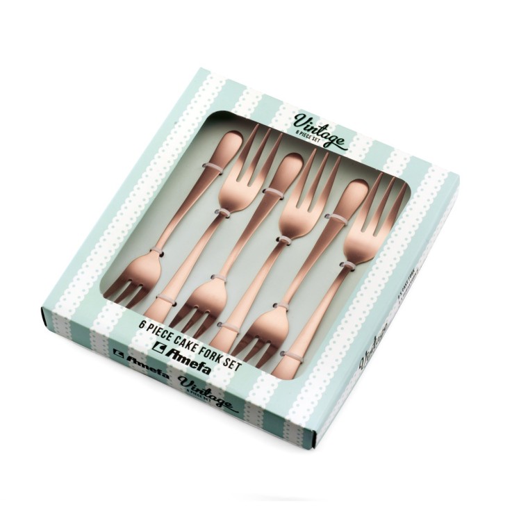 Service à gâteaux 6 pièces en inox