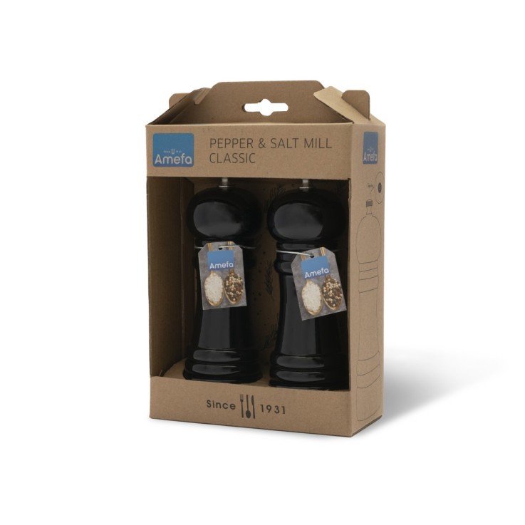 Duo de moulins poivre & sel naturel