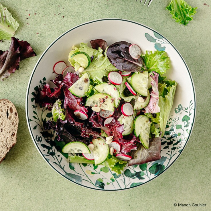 Coffret 6 assiettes salade et pâtes
