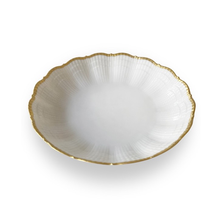 Coffret 6 assiettes creuses - Corail Or