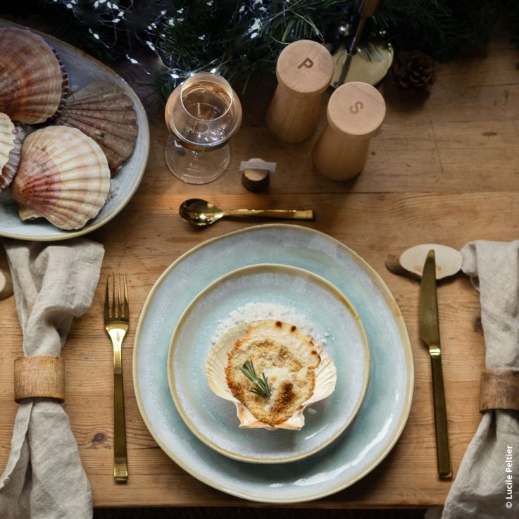 Coffret 6 assiettes plates