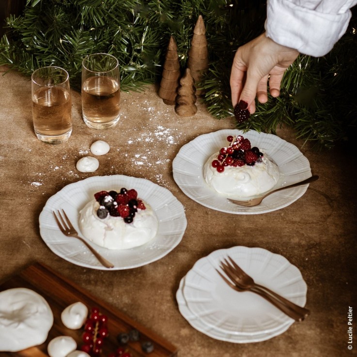 Coffret 6 assiettes dessert