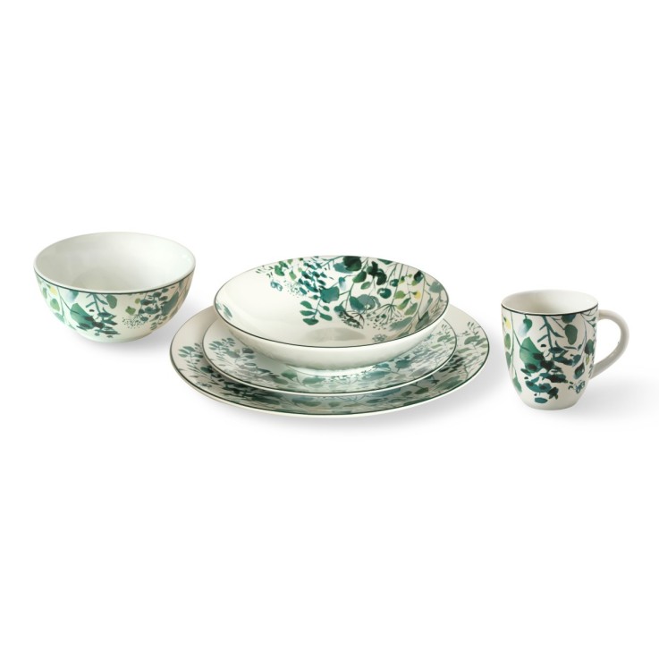 Coffret 6 assiettes plates
