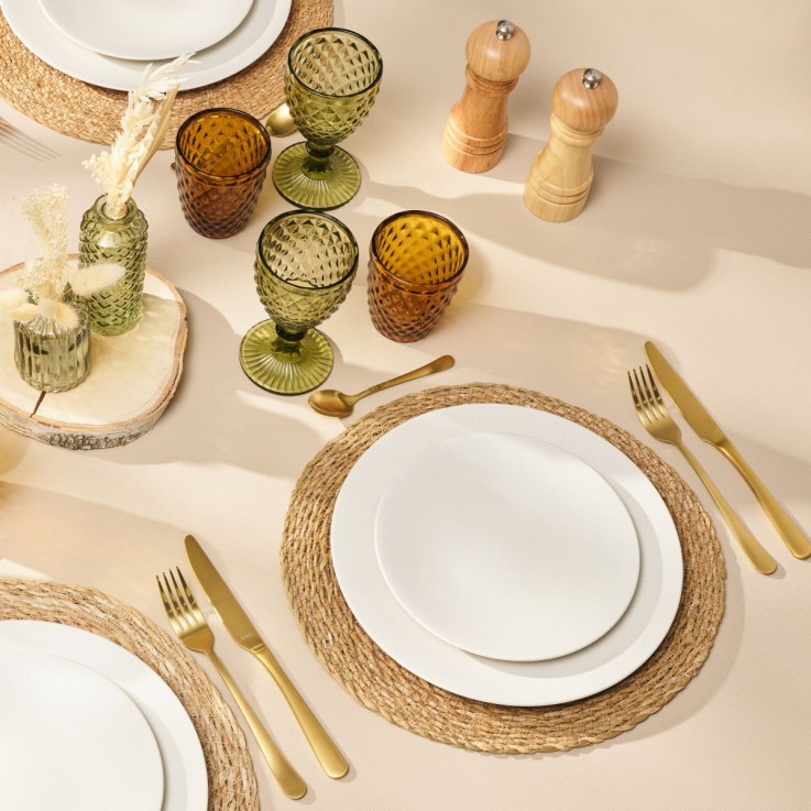 Coffret 6 assiettes plates