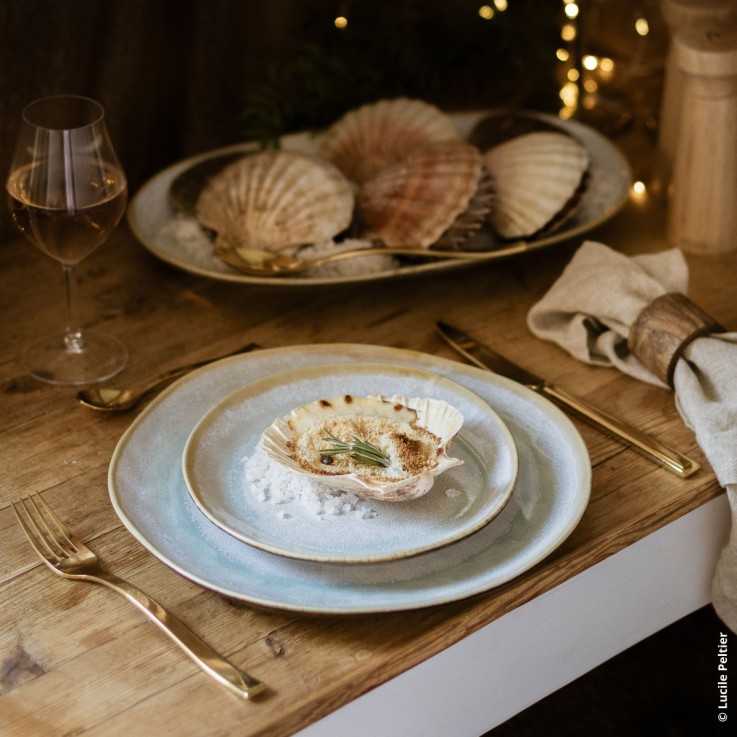 Coffret 6 assiettes dessert