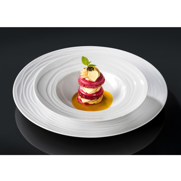 Coffret 6 assiettes creuses à aile