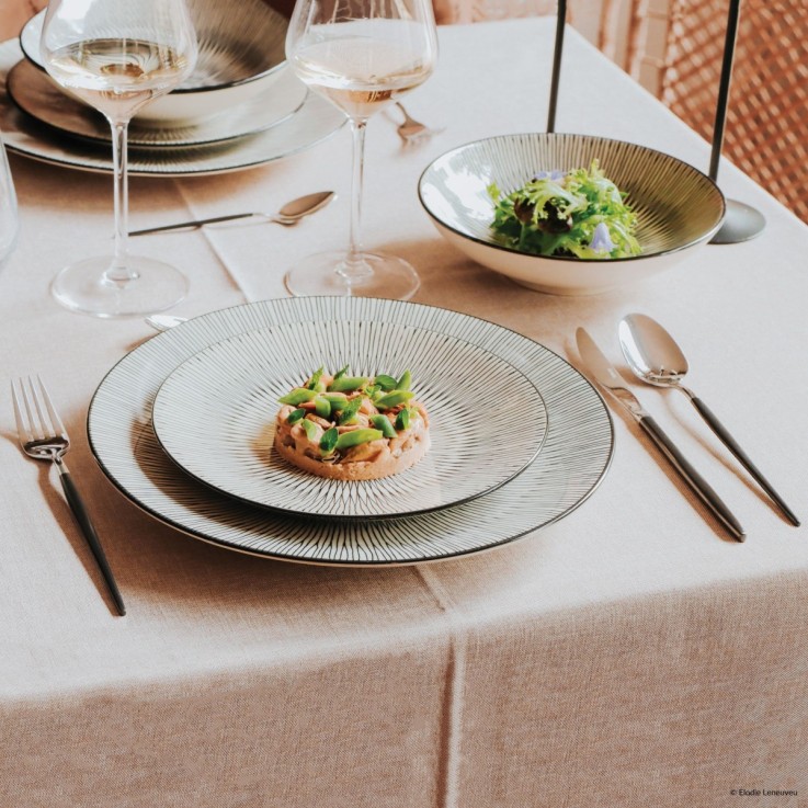 Coffret 6 assiettes plates