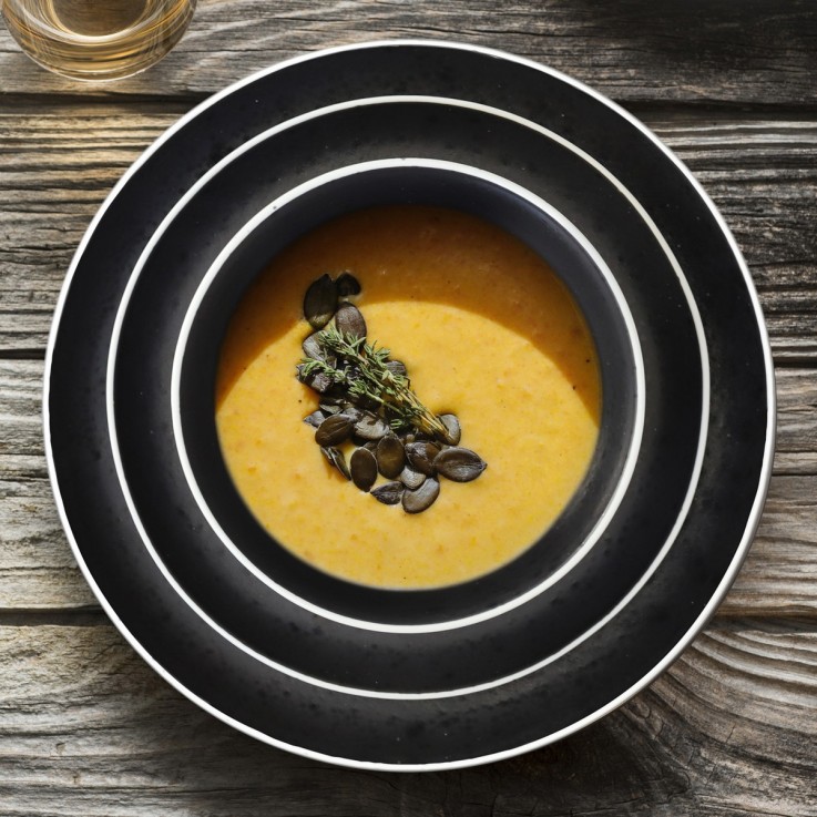 Coffret 6 assiettes salade et pâtes