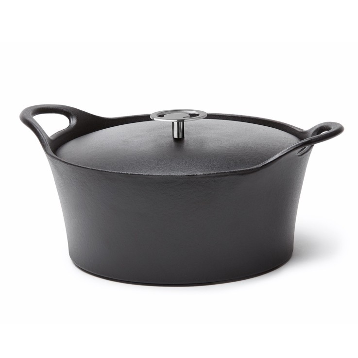 Cocotte ronde 24 cm avec panier cuisson  pour friture eau