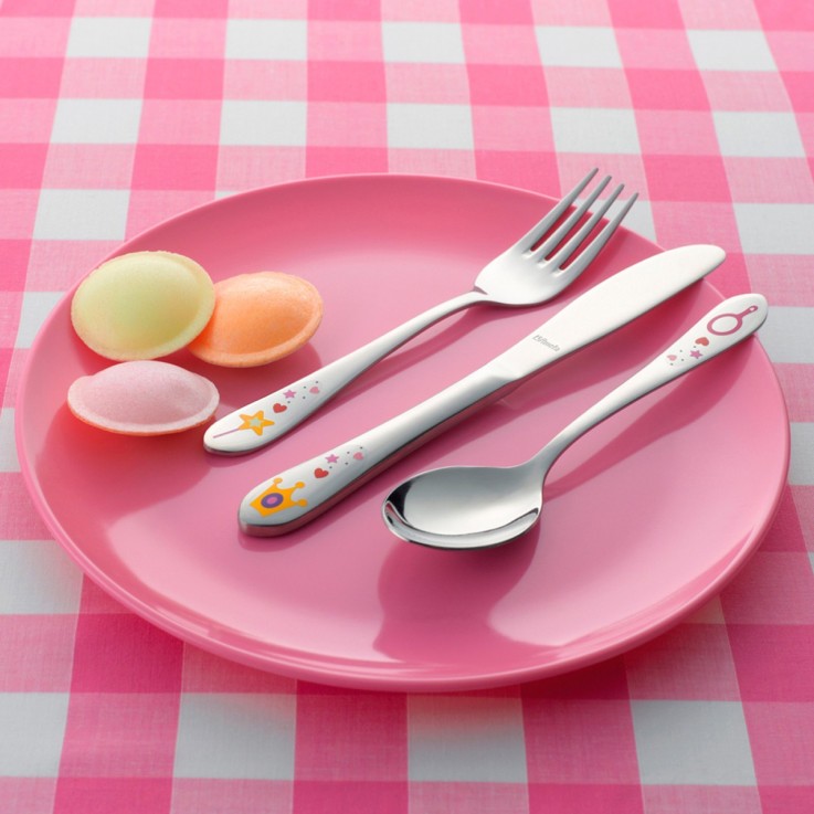 Service 3 couverts enfants en inox