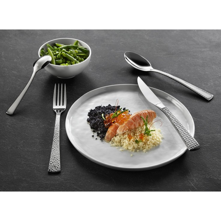 Ménagère 50 pièces avec service salade Livia Ronda en inox