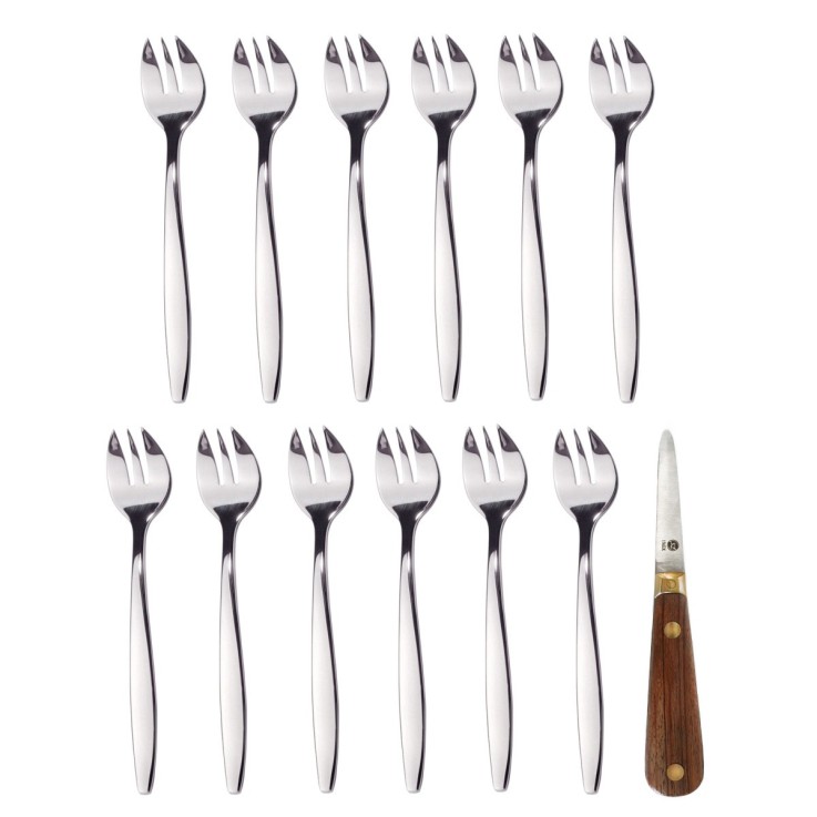 Set à huîtres en inox