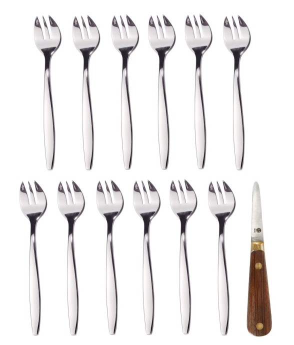 Set à huîtres en inox