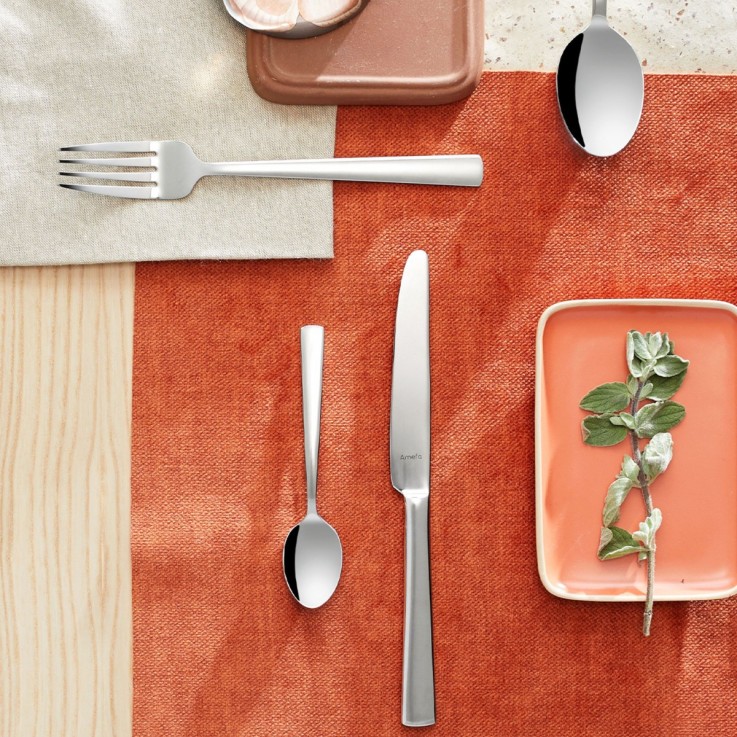 Ménagère 24 pièces Moderno en inox