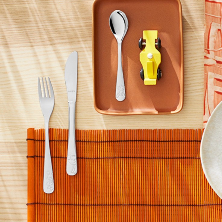 Coffret 4 pièces enfant Forest en inox