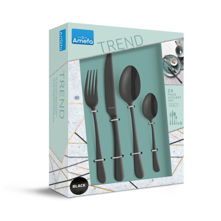 Ménagère 24 pièces Austin en inox