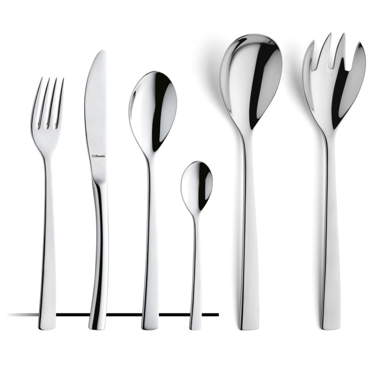 Ménagère 49 pièces Aurora en inox