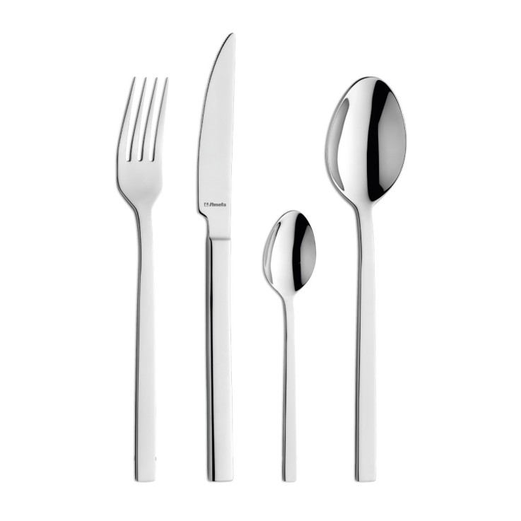 Ménagère 24 pièces Cube en inox