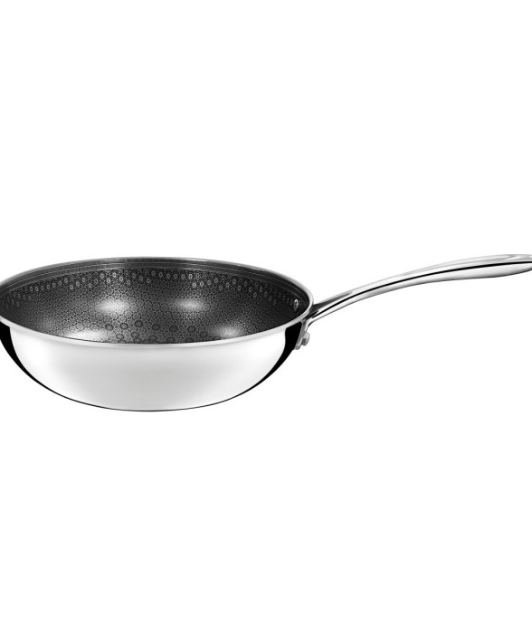 Wok Virtuo 24 cm en inox
