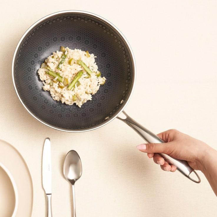 Wok Virtuo 24 cm en inox