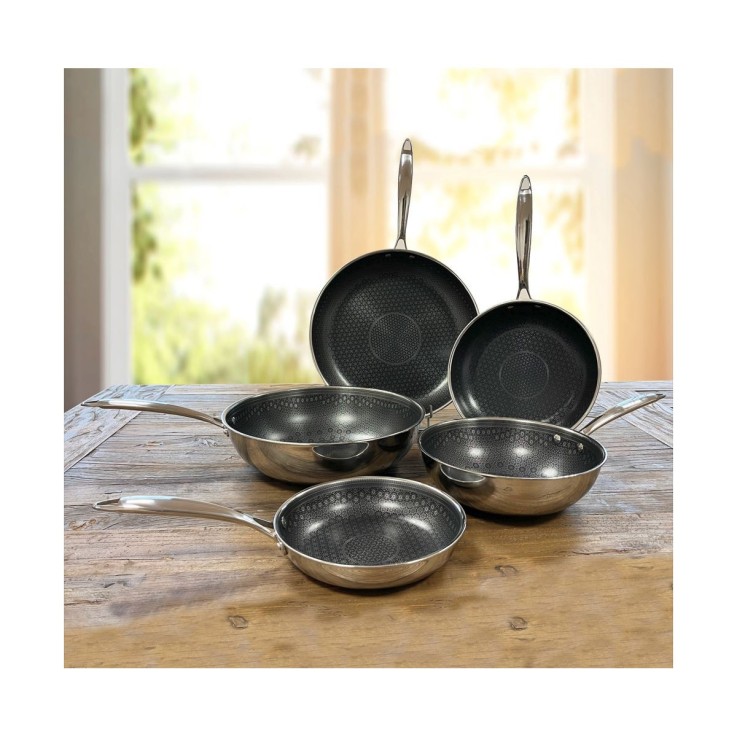 Wok Virtuo 24 cm en inox