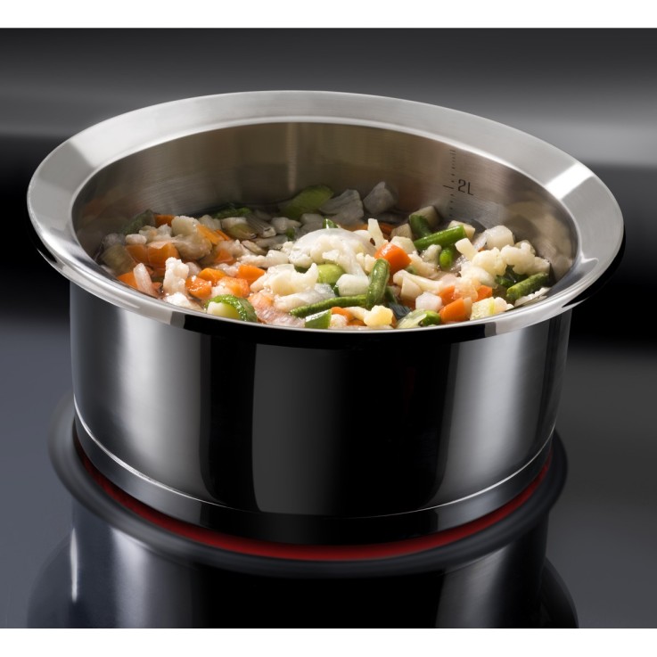 Sauteuse 24cm revêtement céramique avec couvercle