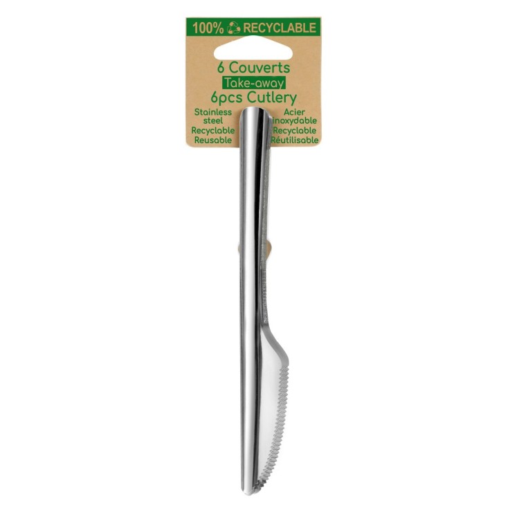 48 couteaux réutilisables & recyclables Slim2