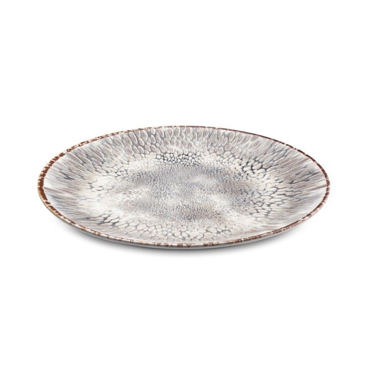 Assiette plates forme coupe (lot de 6)