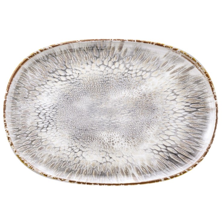 Assiette ovales à steak ou à burger (lot de 4)