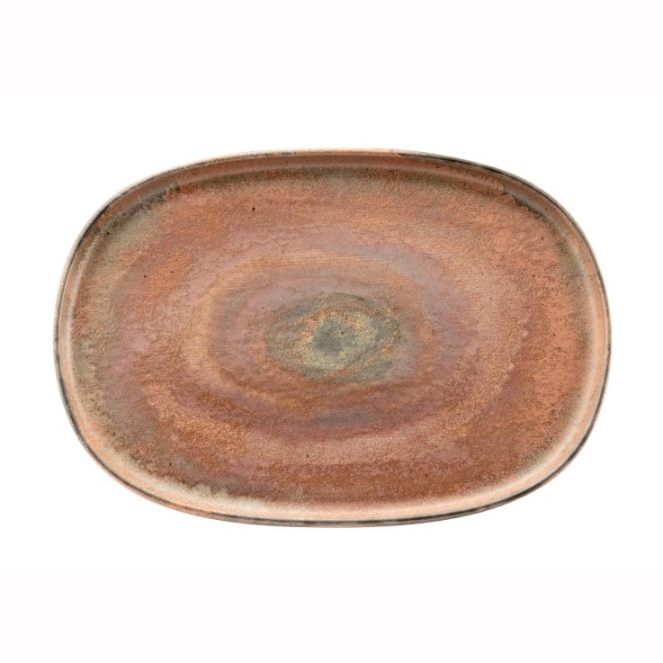 Assiette ovales à steak ou à burger (lot de 4)