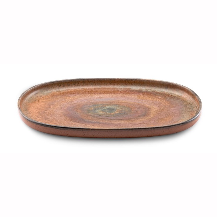 Assiette ovales à steak ou à burger (lot de 4)