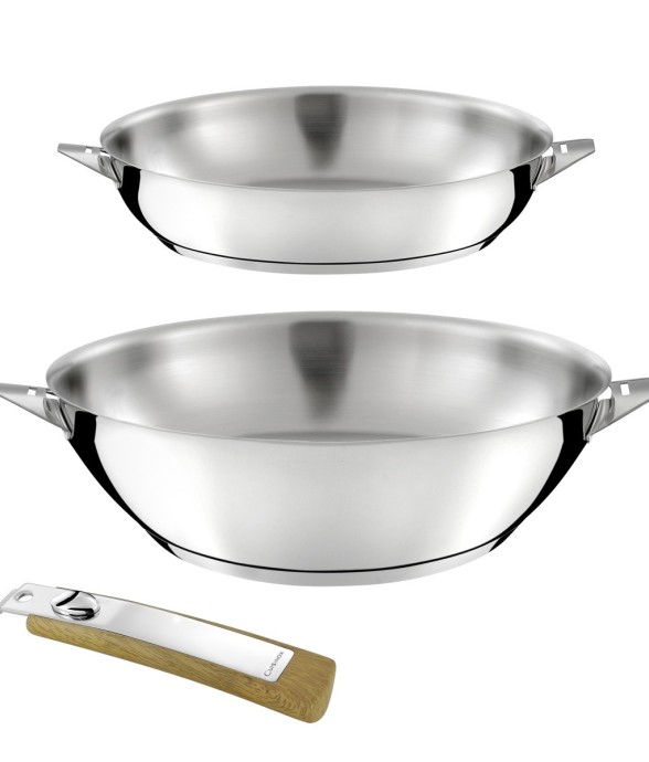 Lot de 1 poêle 24 cm et 1...