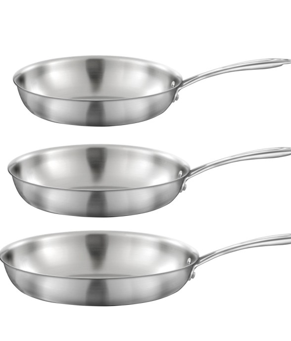 Lot de 3 poêles Gourmet en...