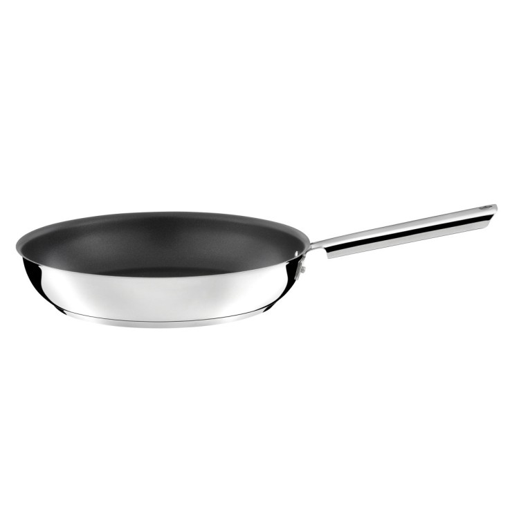 1 faitout inox 24cm avec couvercle et 1 poêle 28 cm revêtement céramique